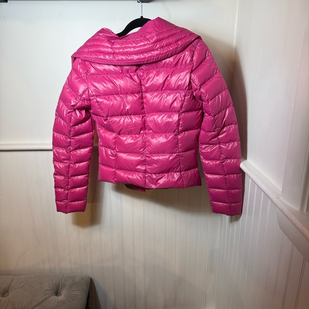 BCBG Packable Pink Puffer Jacket - Picture 3 of 4